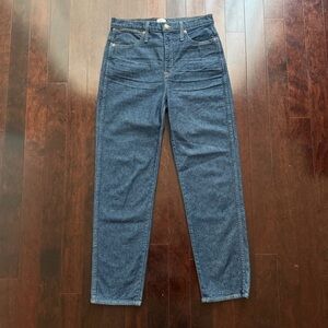 J.CREW Women's Jeans Size 30 Dark Wash Denim High-rise Tapered